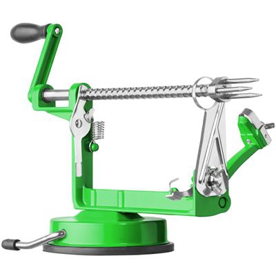 Pelador de manzanas 3 en 1, Verde