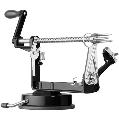 Pelador de manzanas 3 en 1, Negro