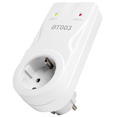 Enchufe BT003 para termostato, Blanco