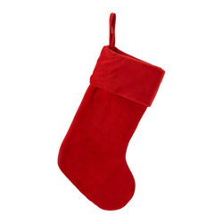 El Corte Inglés - Calcetín Rojo De Terciopelo Navidad Rojo características