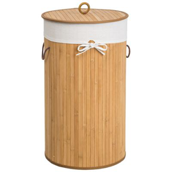 Cesto para la ropa con saco interior 57L, Beige características