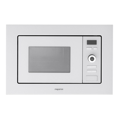 Mepamsa - Microondas MWE 20 Con Capacidad De 20 Litros Y Grill Blanco