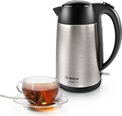 TWK3P420 tetera eléctrica 1,7 L Negro, Acero inoxidable 2400 W, Hervidor de agua precio
