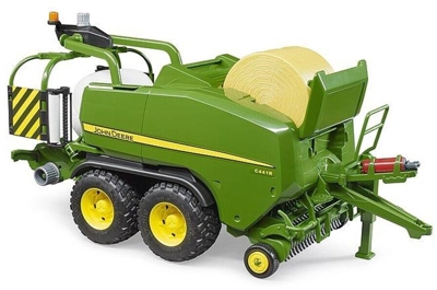 bruder  Combinación de enfardadora de pacas redondas John Deere C441R