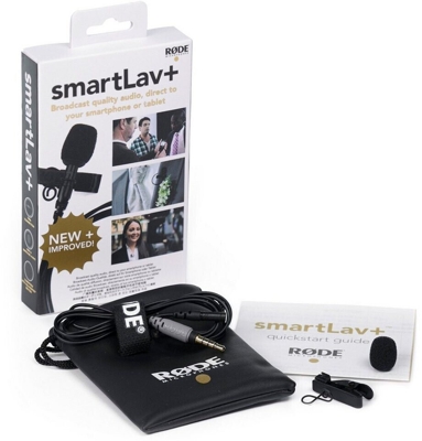 smartLav+ Mobile phone/smartphone microphone Alámbrico Negro, Micrófono