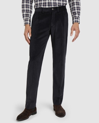 Emidio Tucci - Pantalón De Pana De Hombre Regular Azul