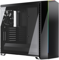 Vector RS Tempered Glass Torre Negro, Transparente, Cajas de torre en oferta