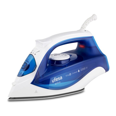 Ufesa - Plancha De Vapor PV1500C Activa Con Golpe De Vapor Máximo De 100 Gr