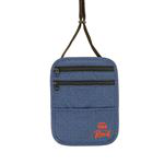 Bolso doble cremallera Azul en oferta