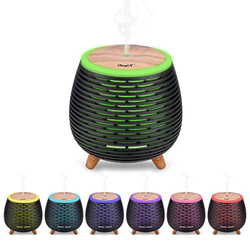 Ckeyin Humidificador Electrico，Humidificador Aceites Esenciales，Silencio, Lámpara de 7 Colores, 2 Modos de Pulverización, Apagado Automático, Hogar, D en oferta