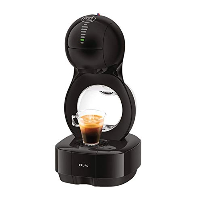 Krups Dolce Gusto Lumio KP1308 - Cafetera de cápsulas, 15 bares de presión, color negro