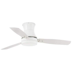Faro Barcelona 33384 - TONSAY Ventilador de techo con luz Blanco 3 palas diametro 1320 con mando a distancia en oferta