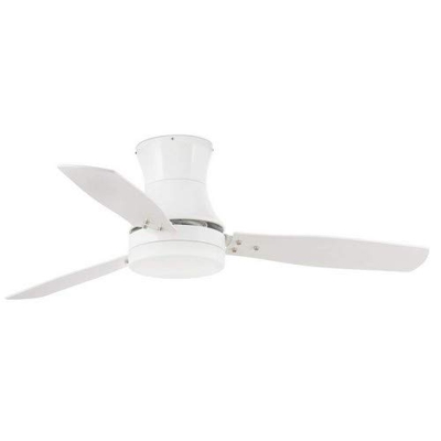 Faro Barcelona 33384 - TONSAY Ventilador de techo con luz Blanco 3 palas diametro 1320 con mando a distancia