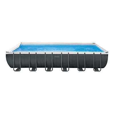 Intex 26368NP Piscina desmontable, depuradora + clorador salino, 732 x 366 x 132 cm