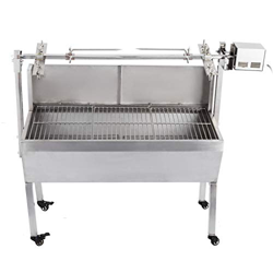 Moracle Asadora Barbacoa 60KG Asador Giratorio Parrilla de Carbón Asador Jardín BBQ Barbacoa al Aire Libre Asado a la Plancha Cerdo Pollo (60kg) características