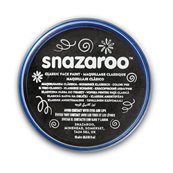 Snazaroo - Pintura facial y corporal, 18 ml, color negro características