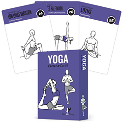 Yoga Ejercicio tarjetas - 70 poses de Yoga para la construcción de fuerza | aumentar energía | fuerza muscular | una buena noche de sueño - Yoga Práct precio
