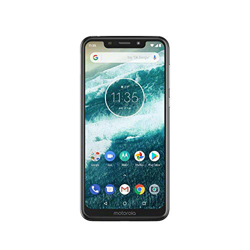 Motorola One - Smartphone Android One (pantalla de 5.9'' ratio 19:9, cámara dual de 13 MP, 4 GB de RAM, 64 GB, Dual Sim), color blanco [Versión españo en oferta