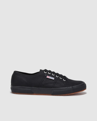 Superga - Zapatillas De Lona De Hombre De Color Negro