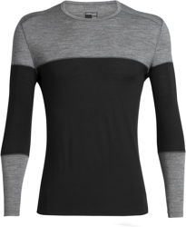 Icebreaker 200 Oasis Deluxe Crewe Negro T80177/ Camisetas  Negro , Camisetas en oferta