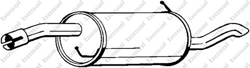 Silenciador posterior BOSAL (154-431) características