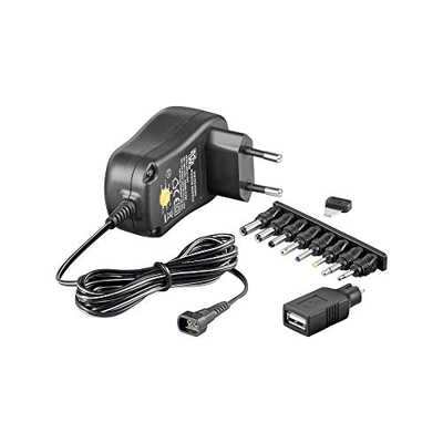NETZTEIL - 3V 4,5V 5V 6V 7,5V 9V 12V 1000mA inkl 5V USB