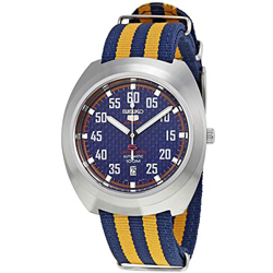 Seiko5 Sports 100M Reloj retro automático de edición limitada azul SRPA91K1 en oferta