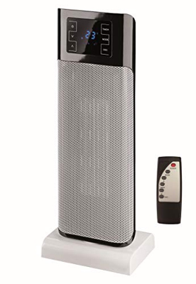 Triomph ETF1483 2000 W de cerámica Ventilador de la Torre, 220 V, Blanco
