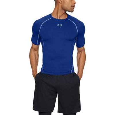 Camiseta Under Armour HeatGear Compression manga corta azul
