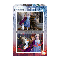 Educa Borrás - Frozen - Pack Puzzles 2x100 piezas Frozen 2 en oferta