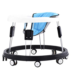 Andador bebe, silla de bebé plegable y ajustable para bebés mayores de 6 meses (Azul) características