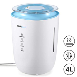INNObeta Humidificador Ultrasónica con Filtro 4,0L, Fresco y Cálido Silencioso Aromaterapia Difusor 50㎡, Apagado Automático Duradera, para Dormitorio  precio