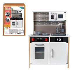WOOMAX - Cocina de madera con accesorios, luz y sonido (ColorBaby 49026) características