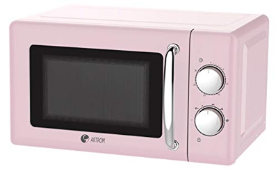 Microondas vintage básico colores pastel (Rosa)