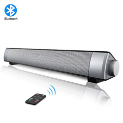 VersionTECH. Barra de Sonido PC Altavoz con Cable e Inalámbrico Bluetooth, Altavoz Estéreo con Control Remoto, SoundBar USB Portátil para Cine en Casa precio