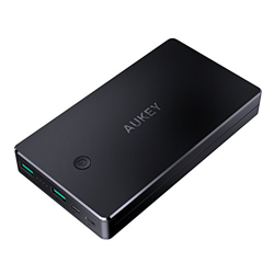 AUKEY Bateria Externa 20000mAh Power Bank con 2 Entrada, 2 Salidas USB 3,4A para iPhone X/ 8/7/ 6s, Samsung S8+/ S8, Tablets y más precio