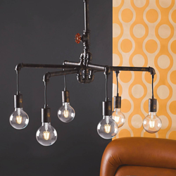 Lámpara de araña Amarcord (6 luces) | Óxido - FAN EUROPE características