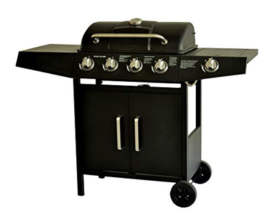 Barbacoa de gas para exteriores 4 + 1 quemador
