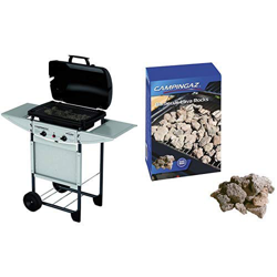 Campingaz Expert Plus Barbacoa gas piedra volcanica + Campingaz - Piedras Lava, 3 kg características
