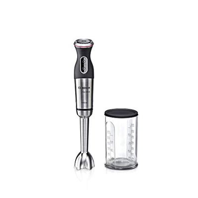 MS8CM6110 licuadora 0,6 L Batidora de inmersión Negro, Plata 1000 W, Batidora de mano
