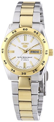 Seiko de Corbata Bicolor Reloj de Mujer Seiko 5 Automático