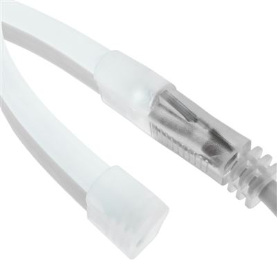 Tira luz flexible LED PrimeMatik, Neón Flex LNF 16x8mm 220VAC de 50m blanco día