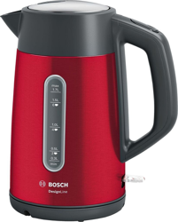 TWK4P434 tetera eléctrica 1,7 L Negro, Rojo 2400 W, Hervidor de agua características