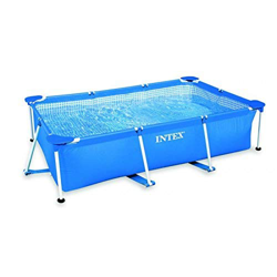 Intex - Kit de Piscina Rectangular, Azul, 3800 l, 300 x 200 x 75 cm características