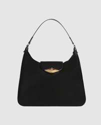 Furla - Hobo Grande Eye De Piel En Negro Con Broche características
