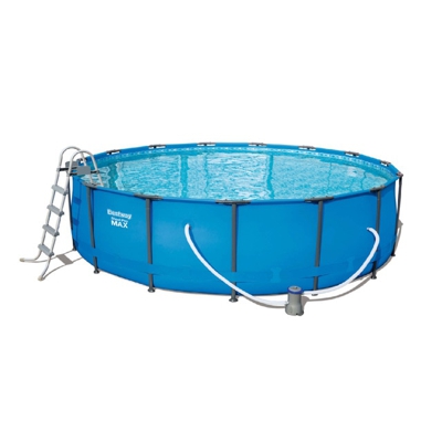 Bestway - Piscina Redonda Tubular Steel Pro Max Ø457 X 122 Cm Azul