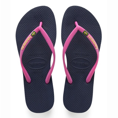 Havaianas - Sandalias De Playa De Mujer Slim Brasil Logo