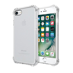 ELECTRÓNICA REY Funda Anti-Shock Gel Transparente para iPhone 7 / iPhone 8, Ultra Fina 0,33mm, Esquinas Reforzadas, Silicona TPU de Alta Resistencia y precio