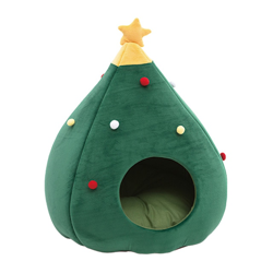 Fred & Rita - Igloo Para Perros Y Gatos Árbol De Navidad precio
