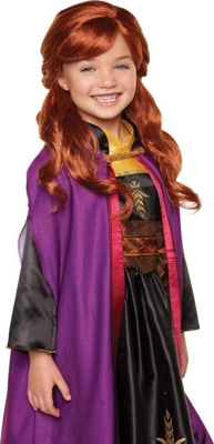 Peluca lujo Anna Frozen 2™ niña